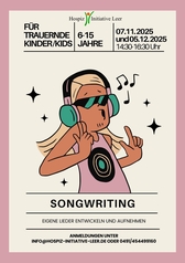 Bild Flyer Songwriting für Trauernde Kids 2025