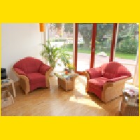 Ein Blick aus dem Kaminzimmer